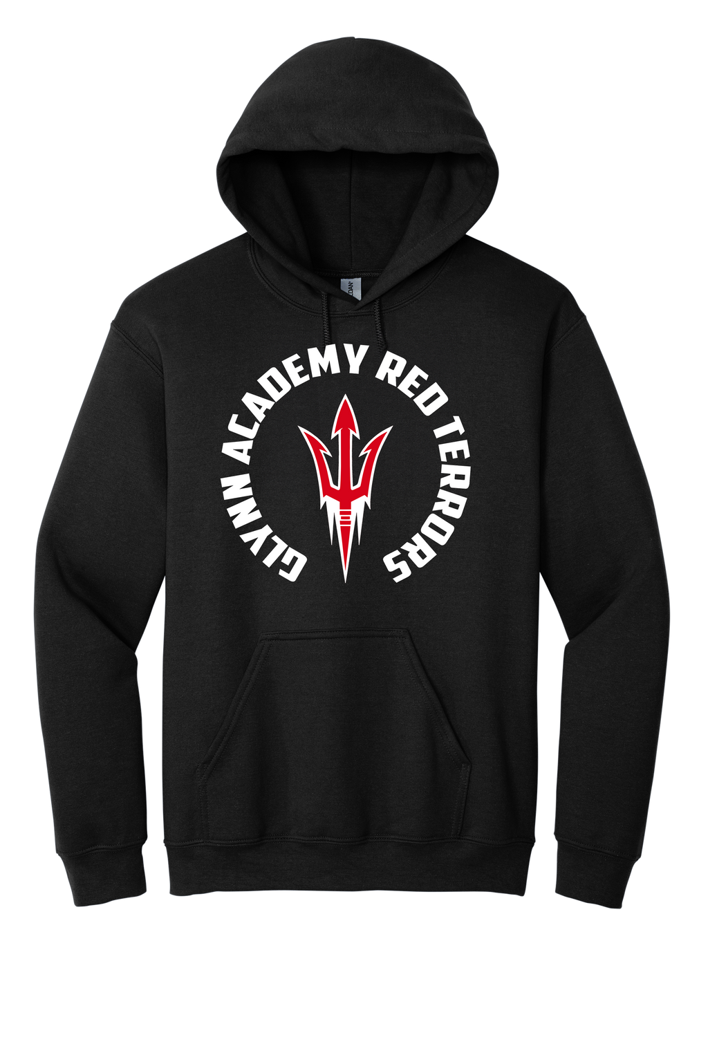 Classic Hoodie- Glynn Academy Round Pitchfork Logo