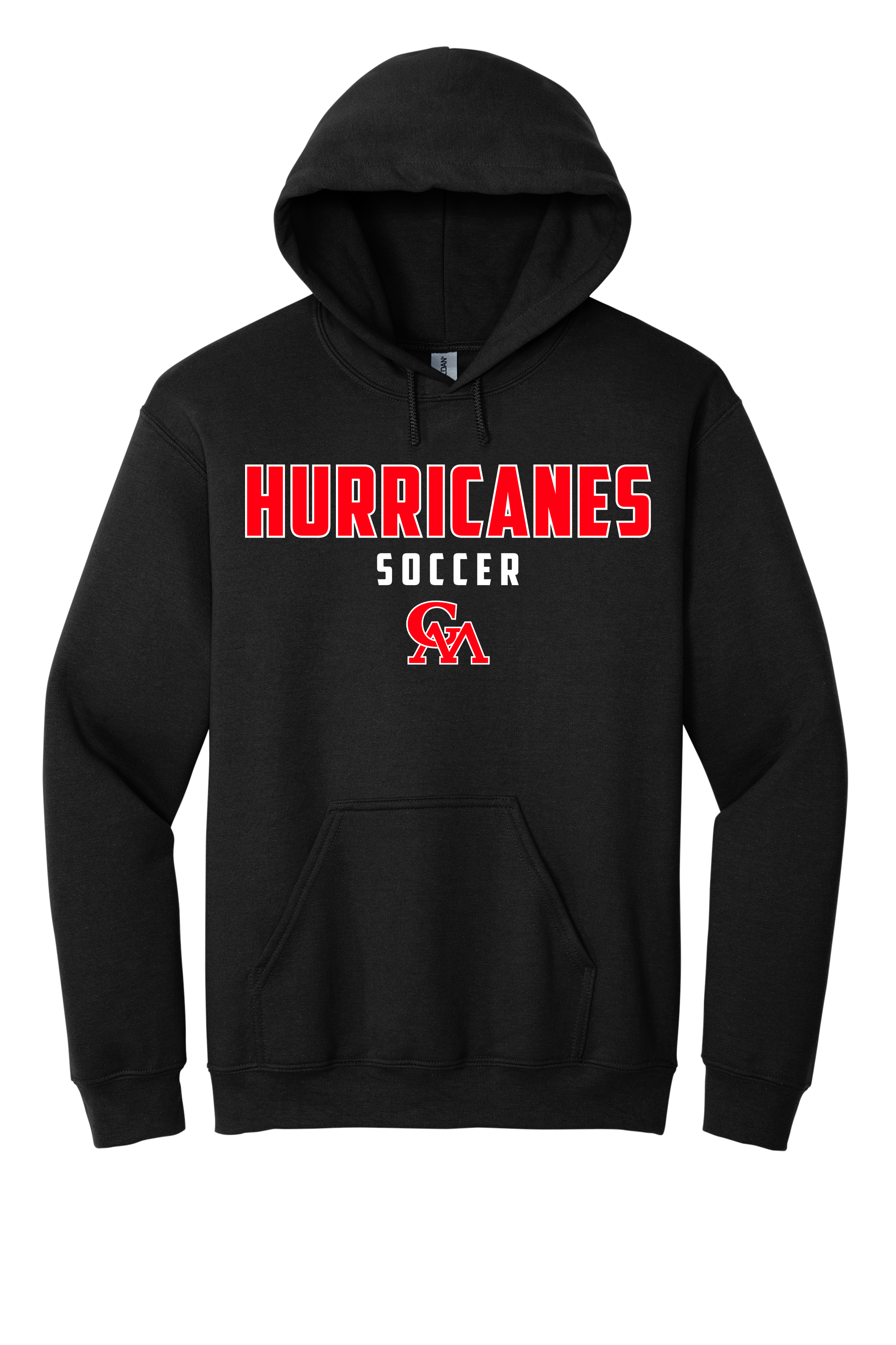 Glynn Middle-Soccer Hoodie-Hurricanes Logo