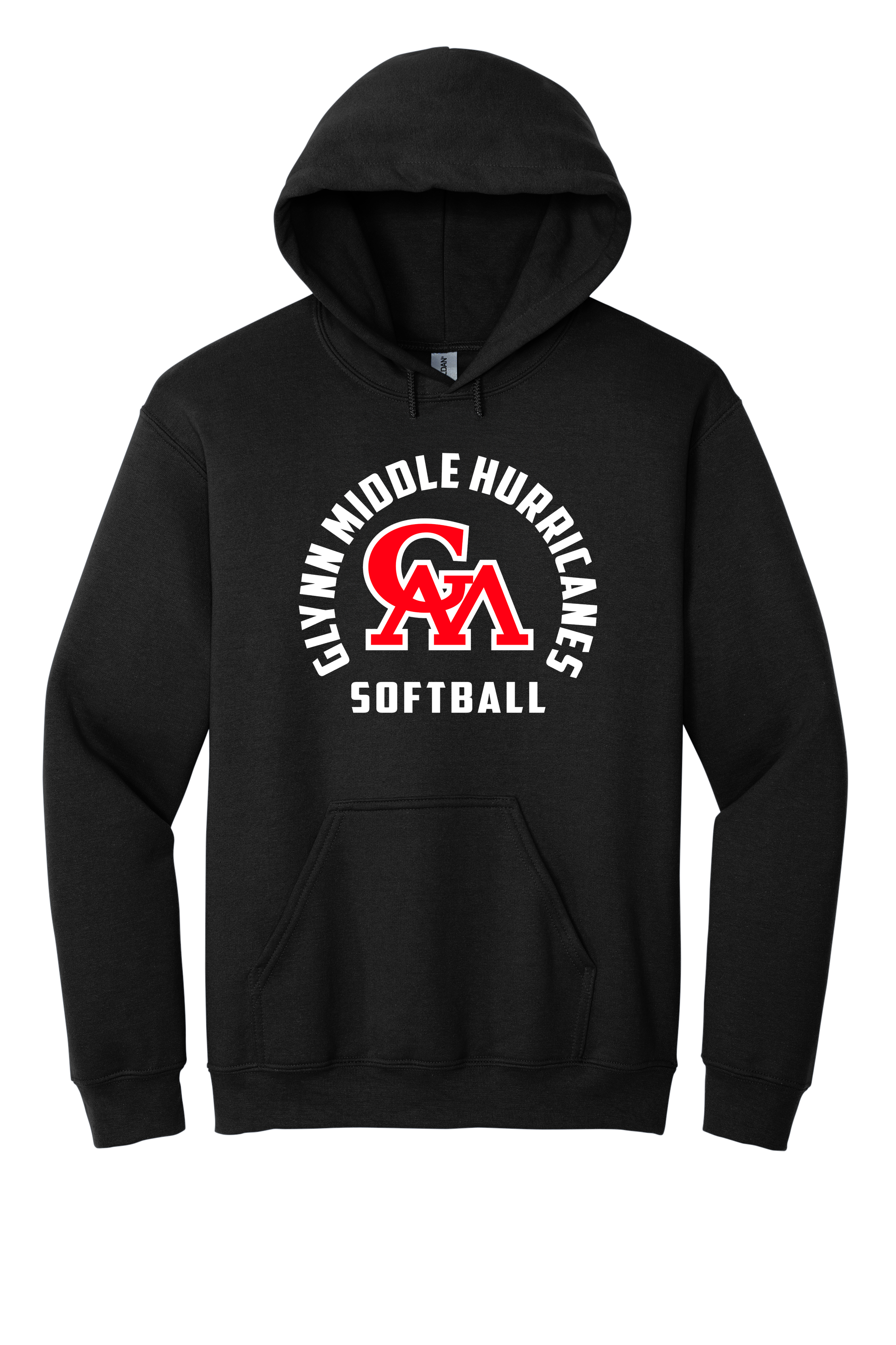 GLYNN MIDDLE SOFTBALL HOODIE