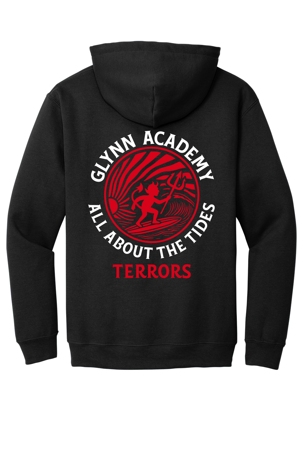 Classic Hoodie- Glynn Academy All About the Tides logo