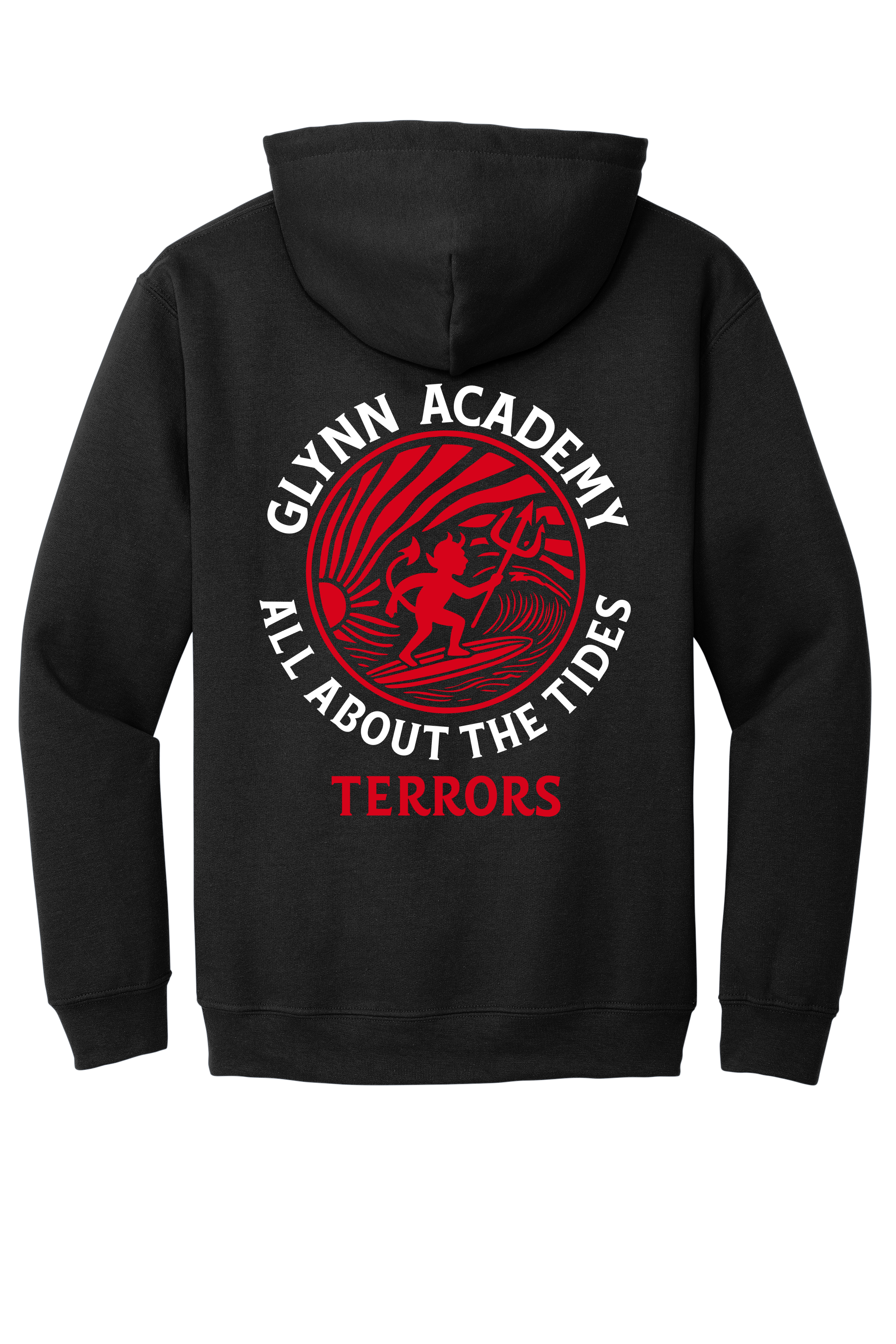 Classic Hoodie- Glynn Academy All About the Tides logo