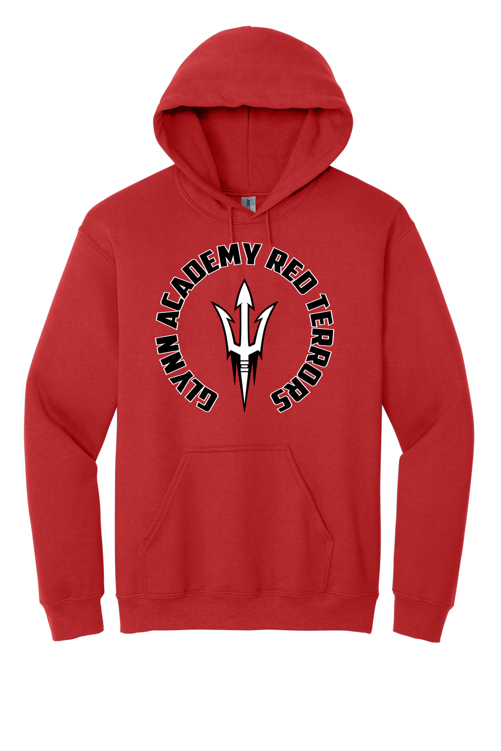 Classic Hoodie- Glynn Academy Round Pitchfork Logo