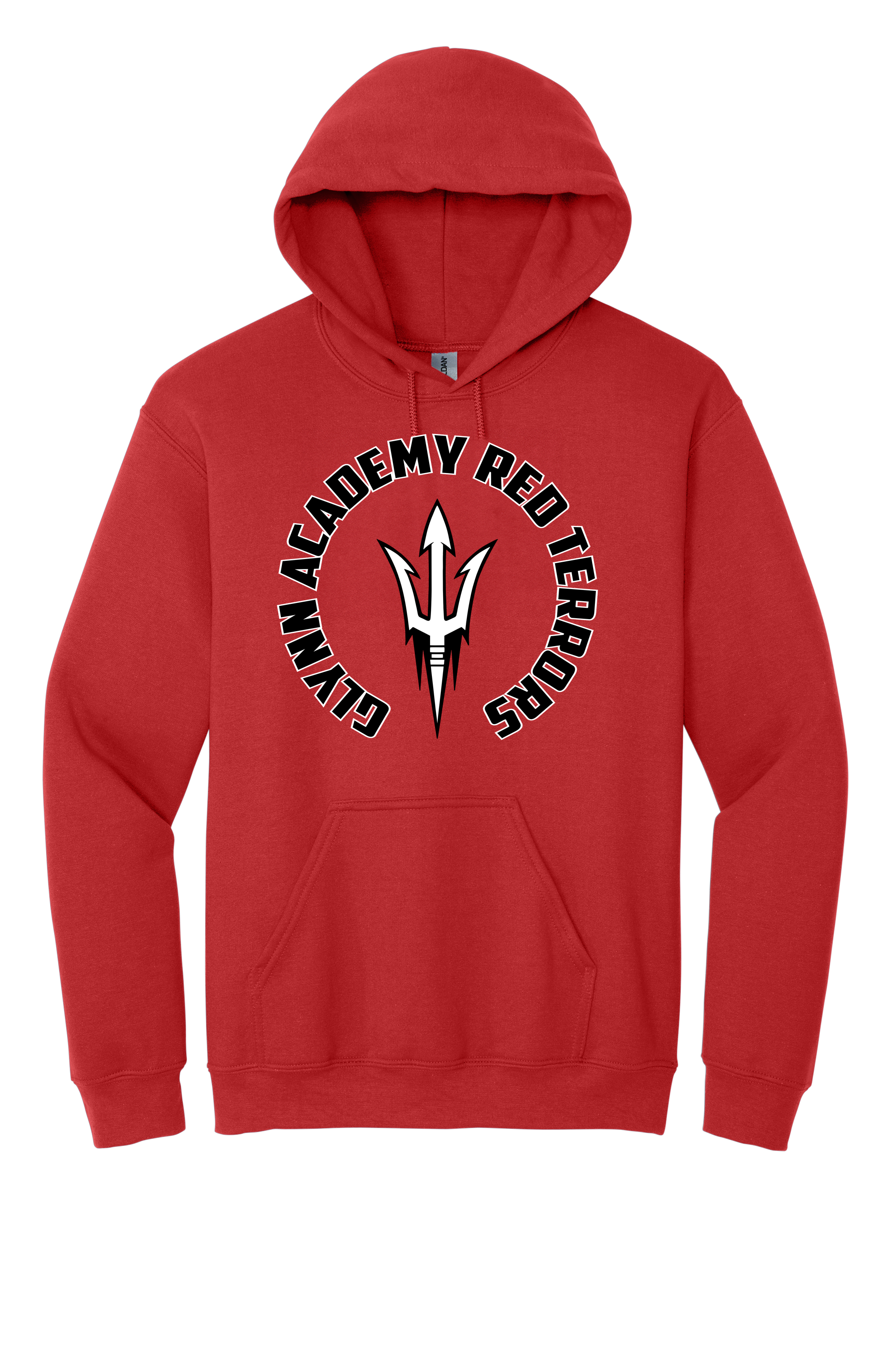 Classic Hoodie- Glynn Academy Round Pitchfork Logo