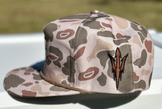 Richardson Printed Umpqua Cap Snap Back- GA Logo- Leather Patch