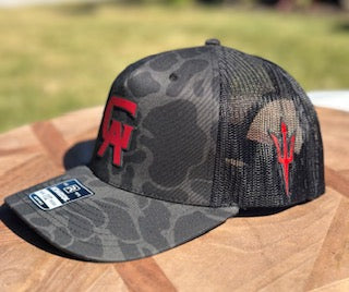 Richardson 112 Snap Back - GA Logo- Red Patch