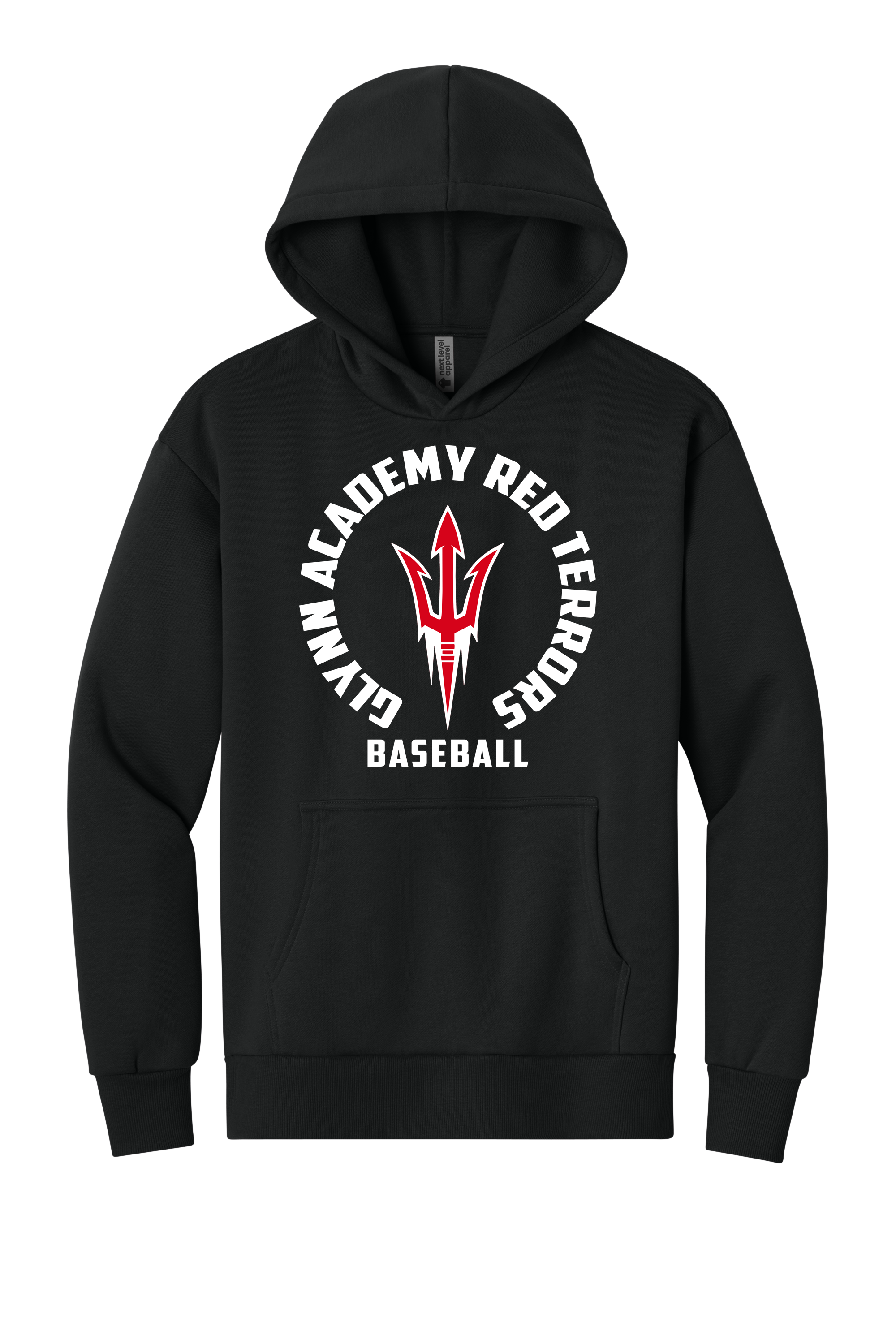 GLYNN ACADEMY RED TERRORS BASEBALL HOODIE
