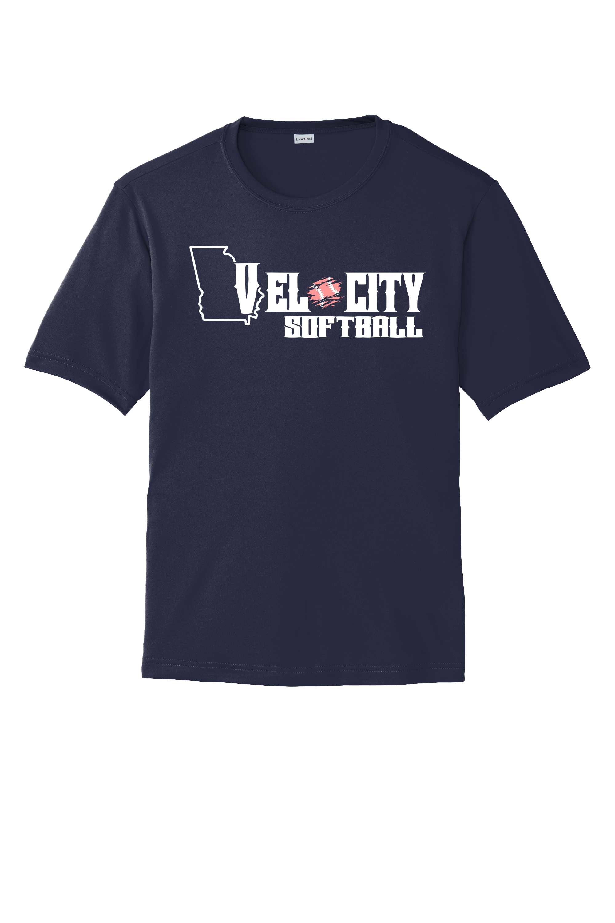 GEORGIA VELOCITY ADULT CREW T-SHIRT