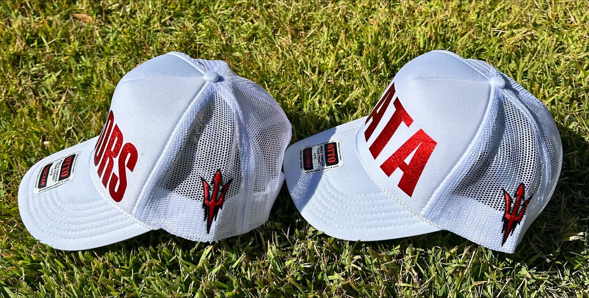 Otto Cap Foam Trucker Snap back -Glynn Academy Metallic logo