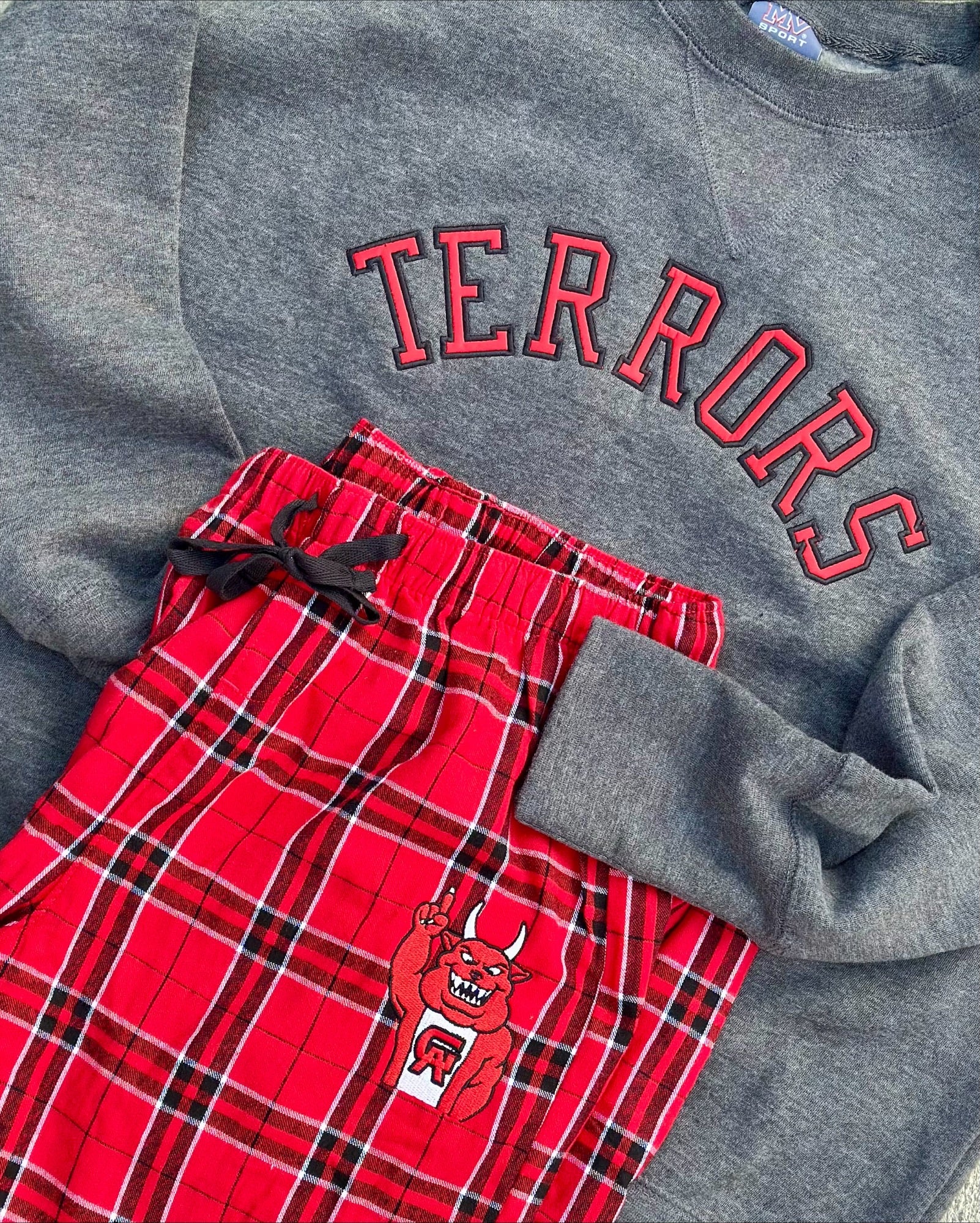 Men's Flannel Plaid Pant- Glynn Academy Mascot