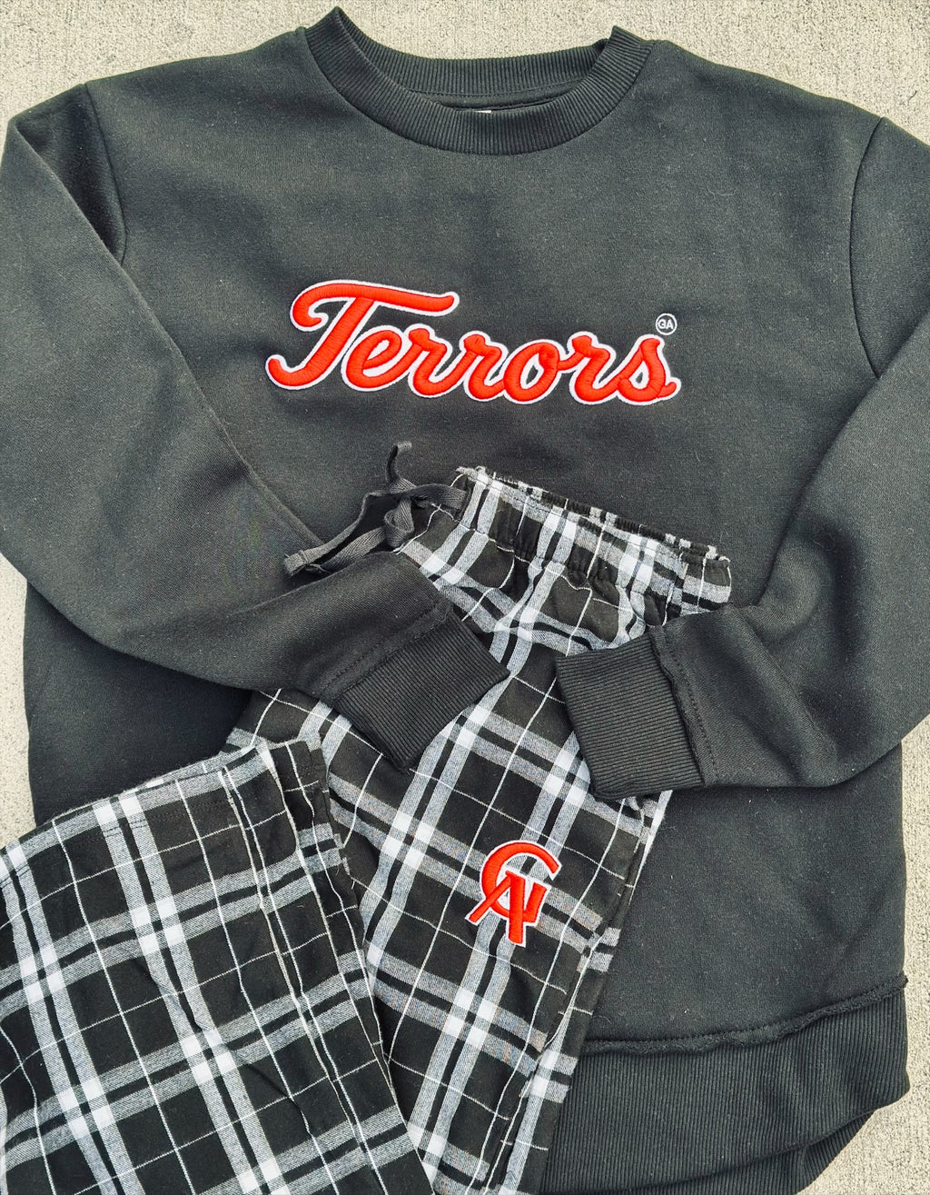 Women's Flannel Pant- Glynn Academy GA Logo